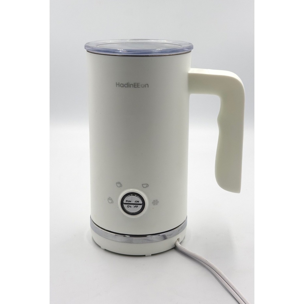 HadinEEon Milk Frother Steamer 4-in-1 White Electric‎ Foam Maker Tested